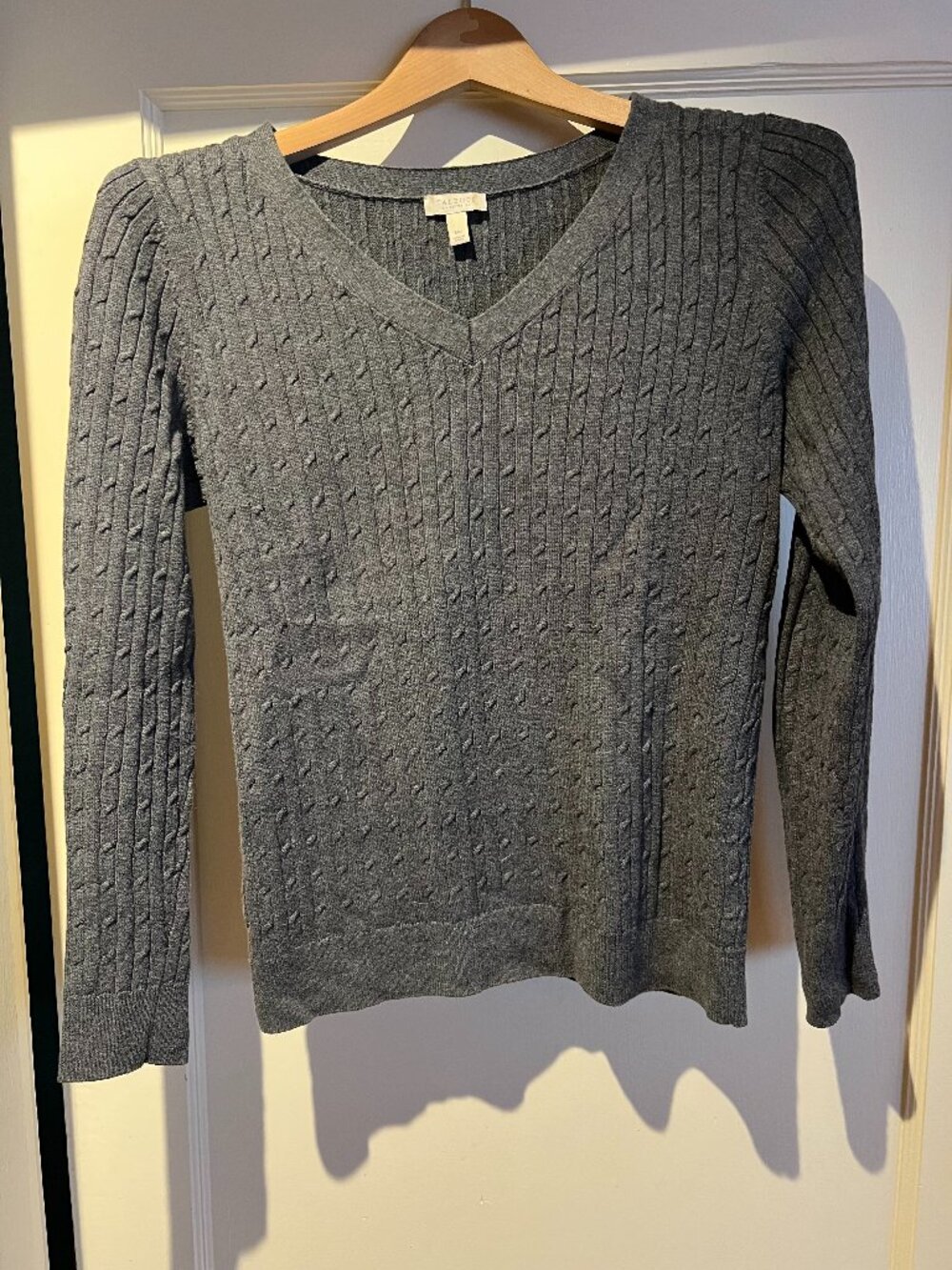 Talbots gray sweater